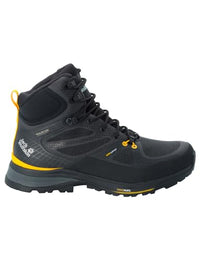 Thumbnail for Jack Wolfskin Herren Force Trekker Texapore Mid M, Black / Burly Yellow Xt, 43 EU im Sale