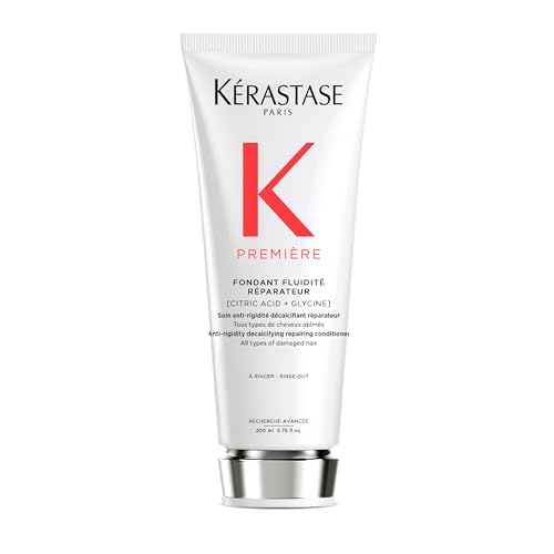 Kérastase Première, Reparierende und kalziumreduzierende Spülung für geschädigtes Haar, Mit Zitronensäure und Glycin, Fondant Fluidité Réparateur Conditioner, 200 ml im Sale