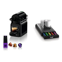 Thumbnail for Nespresso De'Longhi EN 80.B Inissia, Hochdruckpumpe & Mind Reader NESTRY4PC-BLK Kaffeekapsel-Schublade Kompatibel Kapseln, Kunststoff, schwarz, 9.21 x 15.94 x 2.36