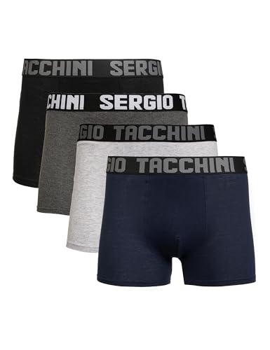 Sergio Tacchini Unterhose Men Boxer Short 4pk schwarz (Multi) im Sale