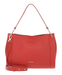 Thumbnail for Coccinelle Wallace Handbag Double Grainy Leather Grena. Red/Rosew im Sale