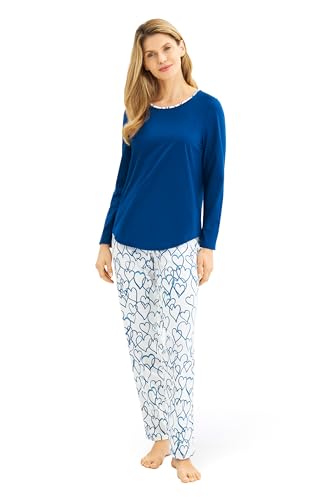 Rösch Pyjama mit Herzen-Druck 100% Baumwolle 1243661 16811 im Sale