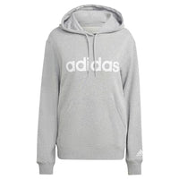 Thumbnail for adidas IC6884 W LIN FT HD Sweatshirt Damen medium Grey Heather/White im Sale