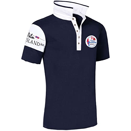 Nebulus Herren Poloshirt PAITAS, Shirt, Sweatshirt, Polo, Navy - im Sale