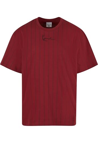 Karl Kani KK Small Signature Essential Pinstripe Tee XL red im Sale