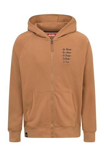 derbe Zip Hoodie STPA Herren Dunkelblau Sweatjacke  | Kapuzenjacke | Hamburg im Sale