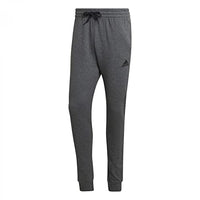 Thumbnail for adidas Herren Essentials Fleece Regular Tapered Pants, dark grey heather/black, im Sale