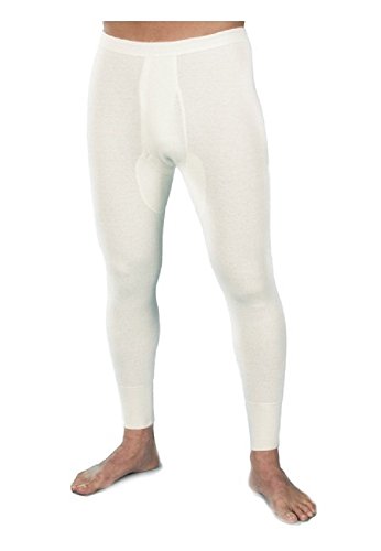 Medima Classic Herren-Hose lang mit Eingriff 50% Angora weiß - im Sale