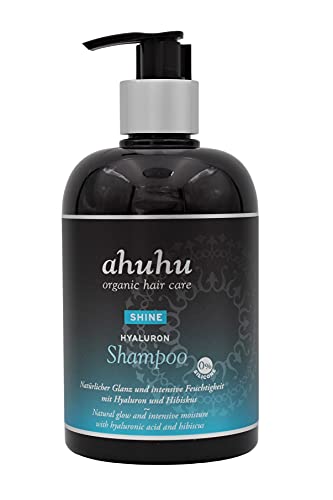 ahuhu SHINE Hyaluron Shampoo 500ml mit Hyaluron & Hibiskus Extrakt