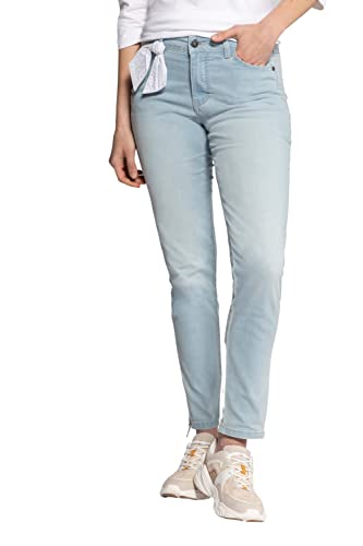 Gina Laura Damen Julia Knöchellang Jeans, Bleached Denim, 38 im Sale