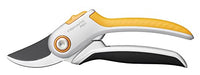 Thumbnail for Fiskars Bypass-Gartenschere für frische Äste und Zweige, Antihaftbeschichtet, Stahl-Klingen/Aluminium-Griffe, Schwarz/Orange, Plus, P531, 1057168