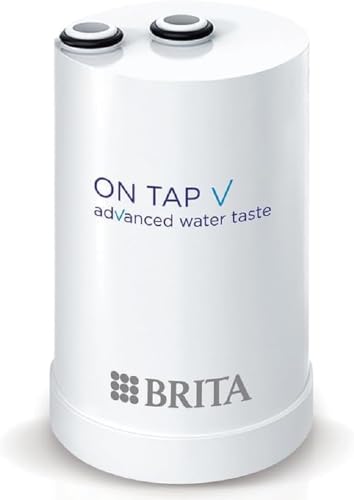 Brita Filter ON TAP V Pack 1, 600L Wasserfilterkartusche - Frisches Wasser mit gutem Geschmack, reduziert Mikropartikel, Schwermetalle im Sale