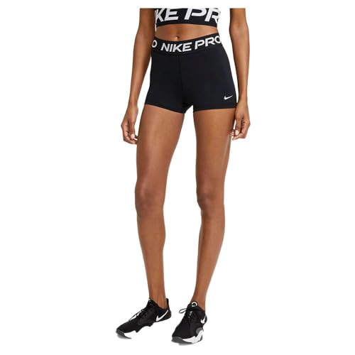 Nike Damen W Np 365 kort 3 Shorts, Black/White, M EU im Sale