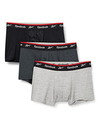 Thumbnail for Reebok Herren Sports Trunk REDGRAVE – 3er-Pack Schwarz/Anthrazit/Grau meliert im Sale