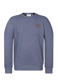 Thumbnail for Naketano Herren Sweatshirt Rainerius, Farbe:indigo blue Melange, im Sale