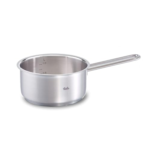 Fissler Viseo / Edelstahl-Stielkasserolle (Ø 16 cm, 1,4 Liter) - deckellos, inkl. Innenskalierung - Induktion, 32.0 x 27.0 x 15.5 cm im Sale