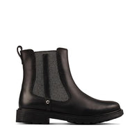 Thumbnail for Clarks Mädchen Astrol Orin K Chelsea-Stiefel, Schwarz Black Leather, 35.5 EU im Sale