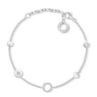 Thumbnail for Thomas Sabo Damen-Charm-Armband Perlen 925er Sterlingsilber X0273-167-14-L19v im Sale