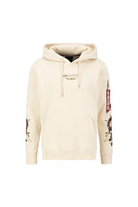 Thumbnail for Alpha Industries Dragon EMB Hoodie für Herren Jet Stream White im Sale