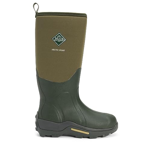 Muck Boots Arctic Sport Tall, Unisex Erwachsene Arbeits-Gummistiefel, Grün (Moss 333A), 49 EU (14 UK) im Sale