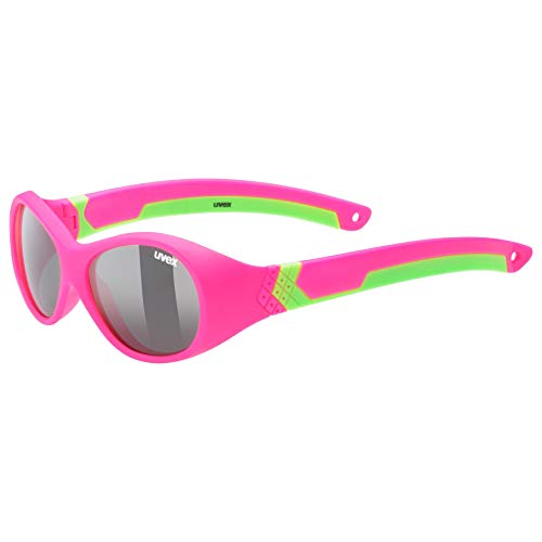 uvex sportstyle 510 - Sonnenbrille für Kinder - starker Schutz vor Sonnenstrahlung - druckfreier Sitz & perfekter Halt - pink green/smoke - one size im Sale