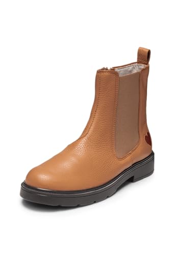 VITAFORM Chelsea Boots Damen Gefüttert - Feinstes Hirschleder aus Italien - Praktisch mit Reißverschluss - Perfekte Damen Schuhe Herbst beige/taupe 41 im Sale