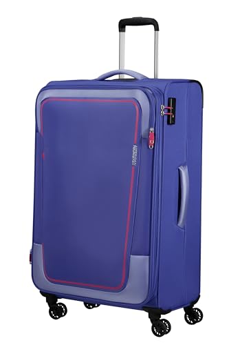 American Tourister Pulsonic - Spinner L, Erweiterbar Koffer, 81 cm, 113/122 L, Lila (Soft Lilac) im Sale