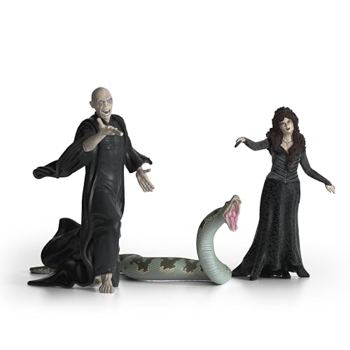 schleich 42684 Lord Voldemort, Nagini & Bellatrix Lestrange, ab 6 Jahren, HARRY POTTER - Spielfigur, 21 x 16 x 18 cm im Sale