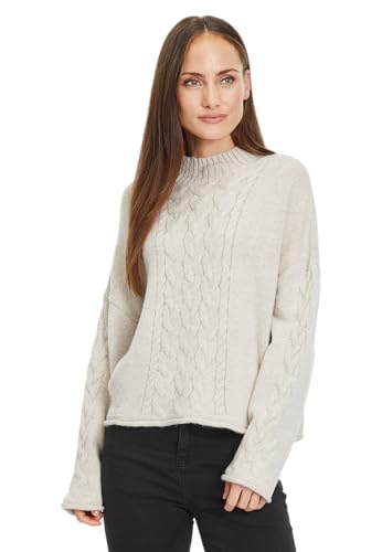 Tamaris Damen BALJE Pullover, Tapioca, 38 im Sale