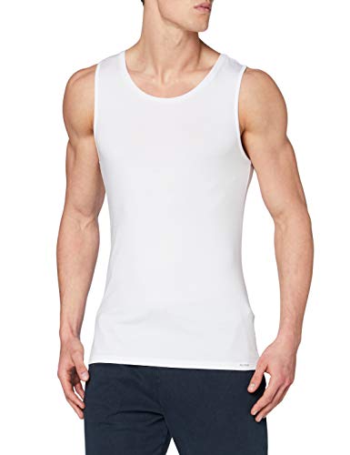 Palmers Herren Smart Shirt Tank ärmellos Unterhemd, Weiß (Weiss 100), Medium