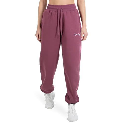 SMILODOX Joggingshose Damen Calma, weiche Baumwoll-Freizeithose mit Reißverschlusstaschen, Sporthose lang, Freizeithose Trainingshose Damen, Ideal für Sport, Gym, Fitness und Freizeit im Sale