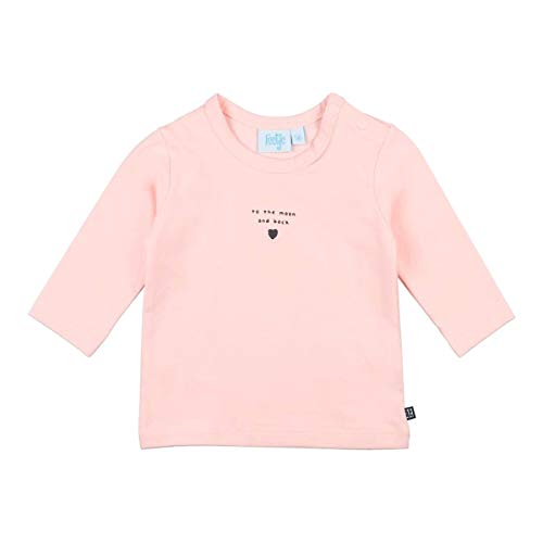 Feetje Baby-Mädchen Langarmshirt einfarbig to The Moon, Farbe:Rosa, im Sale