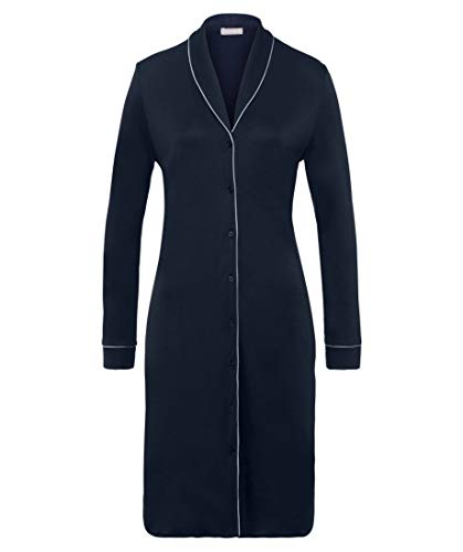 Damen Nachthemd 1/1 Arm 100 cm deep navy im Sale