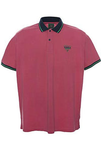 Thumbnail for Kitaro Poloshirt Polo Shirt Hemd Herren Kurzarm Baumwolle Piqué Plusgröße, Herrengrößen:4XL, Farbe:pink im Sale