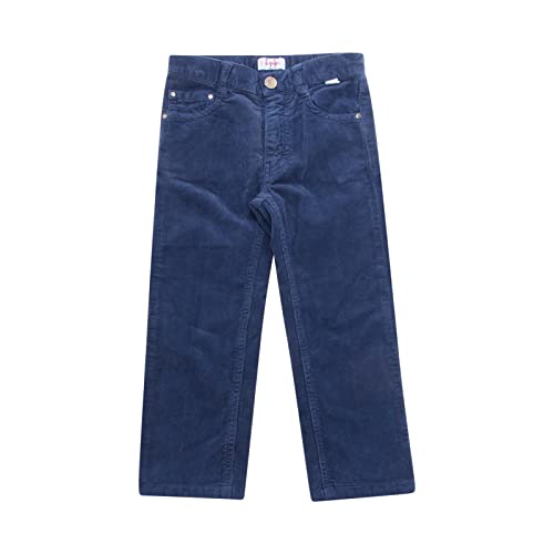 Il Gufo 8508AP pantalone bimbo boy kids velvet trousers blue-6 YEAR im Sale