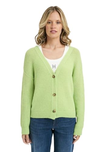 SMITH & SOUL Hairy V-Neck Cardigan in Grün, im Sale