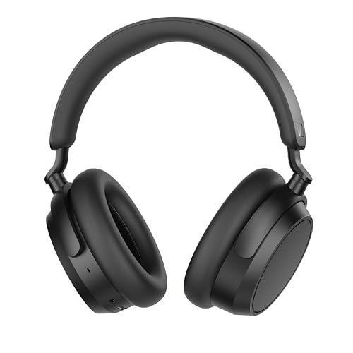 Sennheiser ACCENTUM Plus Wireless Bluetooth Kopfhörer – optimale Klangqualität mit Schnellladefunktion, 50 Stunden Akkulaufzeit und Adaptive Hybrid ANC – Schwarz im Sale