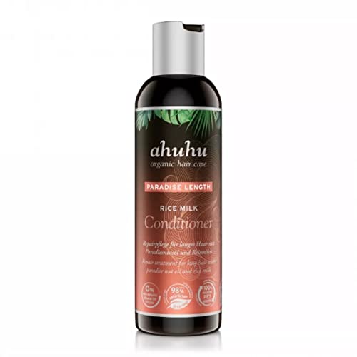 ahuhu PARADISE LENGTH Rice Milk Conditioner (200 ml) – milde Haarspülung mit Reismilch & Paradiesnussöl, pflegt & vitalisiert langes Haar intensiv, verbessert die Kämmbarkeit, vegane Haarpflege im Sale