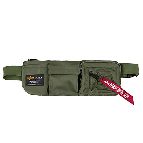 Alpha Industries Crew Utility Bag Unisex Gürteltasche Sage-Green im Sale