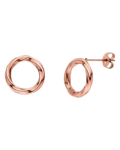 PURELEI Kaula Ohrringe (Roségold) – Damenohrringe aus langlebigem Edelstahl – Wasserfeste Ohrringe Damen – 13mm Durchmesser – Modeschmuck für deinen individuellen Look im Sale