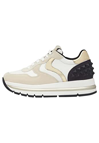 VOILE BLANCHE Maran S-Sneakers aus Veloursleder und technischem Gewebe, weiß 36 im Sale