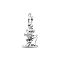 Thumbnail for PANDORA Moments Skifahrer Charm-Anhänger aus Sterling Silber mit Zirkonia, Kompatibel Moments und ME Armbänder, 793514C01 im Sale