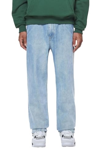 Pegador Herren Jeans Baltra Baggy Washed Light Blue im Sale