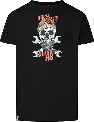 derbe T-Shirt NachFestKommtAb Men, S, Jet Black im Sale