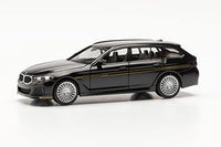 Thumbnail for herpa Modellauto BMW Alpina B5 Touring, Miniatur im Maßstab 1:87, Sammlerstück, Made in Germany, Modell aus Kunststoff, Schwarz im Sale