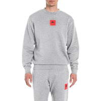 Thumbnail for Replay Herren Sweatshirt aus Baumwolle, Light Grey Melange M08 (Grau), im Sale