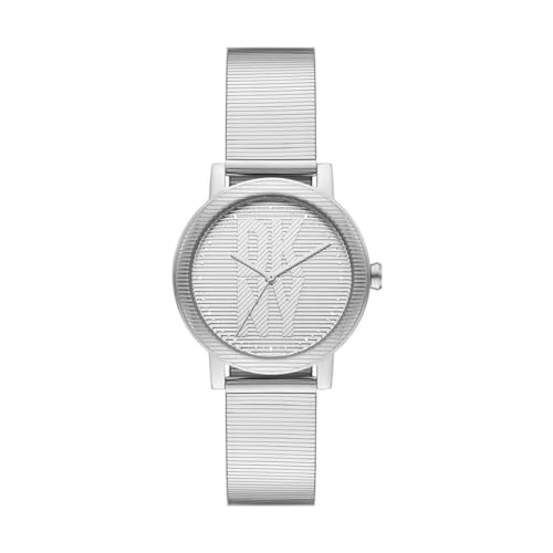 DKNY Damenuhr Soho d quarz/3 Zeiger Uhrwerk 34mm Gehäusegröße mit Edelstahlarmband NY6669 im Sale