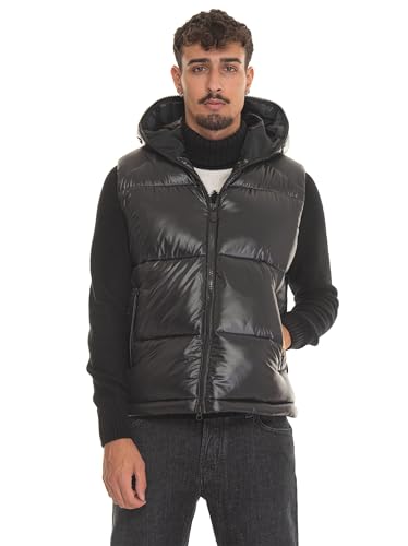 Save The Duck Dexter Hooded Vest Weste D80296 im Sale