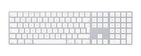 Thumbnail for Apple Magic Keyboard mit Ziffernblock: Bluetooth, wiederaufladbar. Kompatibel mit Mac, iPad oder iPhone; Niederländisch, Silber im Sale