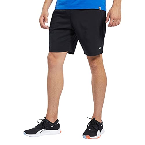 Reebok Herren Wor Comm Woven Short, Black, FP9088, Gr. S im Sale